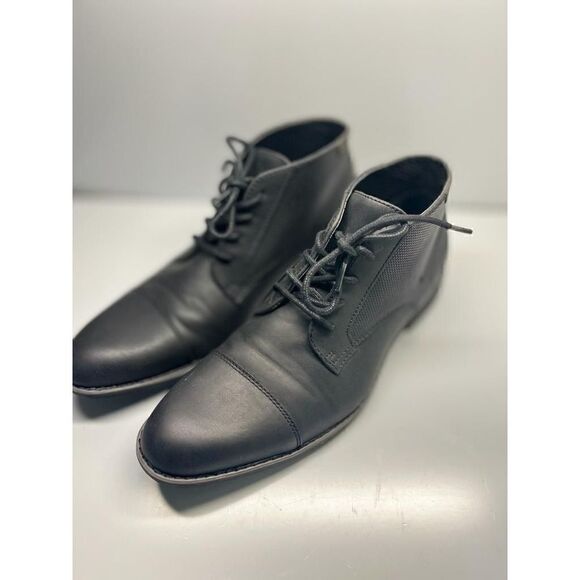Call It Spring Black Chukka Desert Boots 8M ankle shoes dress Men’s (G6) main image 4